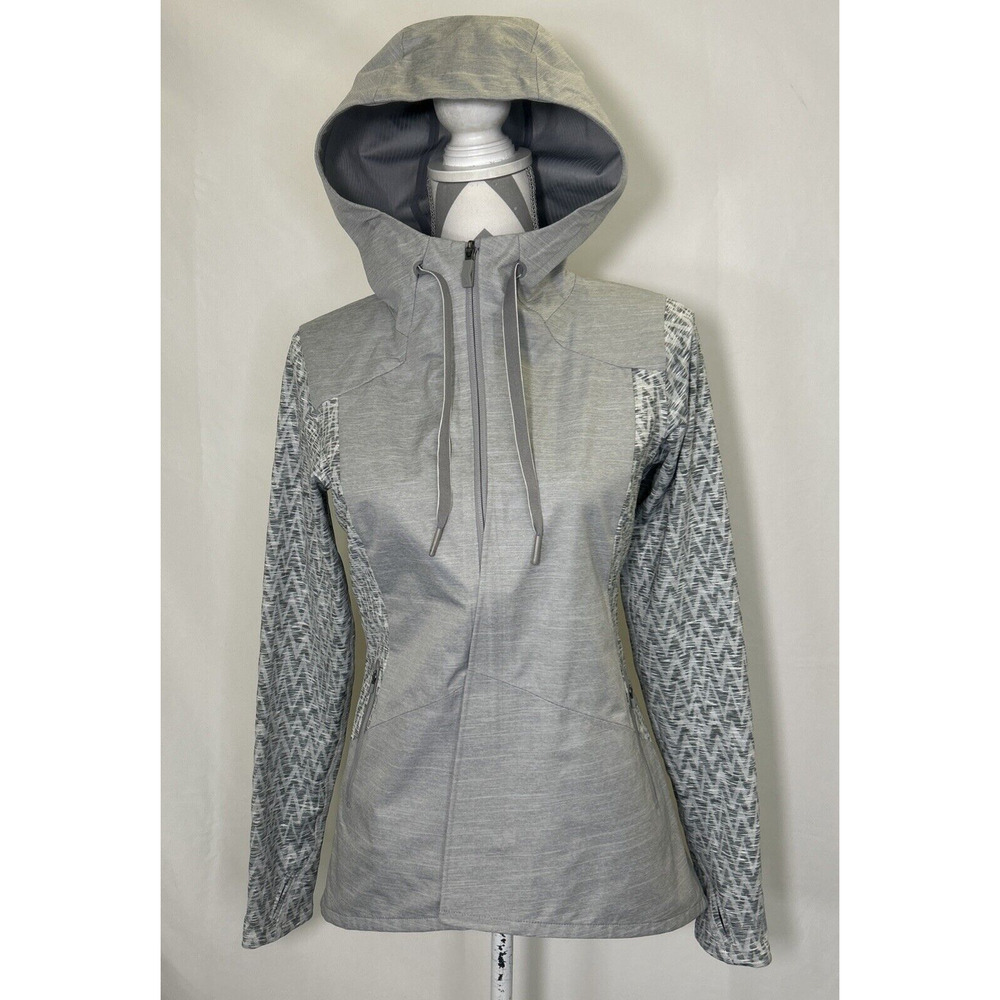 The North Face Dyvinity Running Jacket Gray Hooded Size Small EUC Bnfts Charity